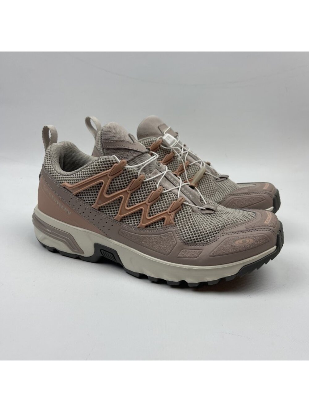 Salomon Acs + OG Mahogany Rose Mens Sz 12.5 US Shoes Sneakers QuickLace NEW
